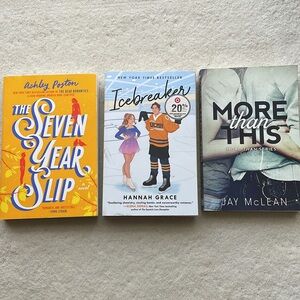 Icebreaker + The Seven Year Slip + More Than This Booktok Bundle